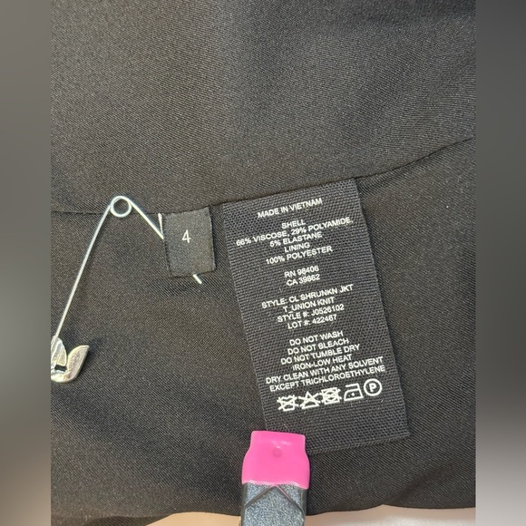 New Theory Size 4 Front Pocket Blazer Jacket - Picture 6 of 6